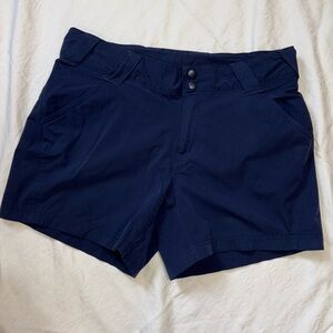 Columbia PFG Blue Shorts, Nylon/Spandex Quick Dry, Drain Pockets, Size 10, NWOT